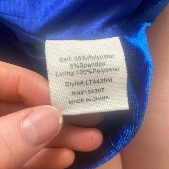 NWT Line & Dot Du Jour Crop Top in Sapphire, size S & L. - Picture 9 of 10